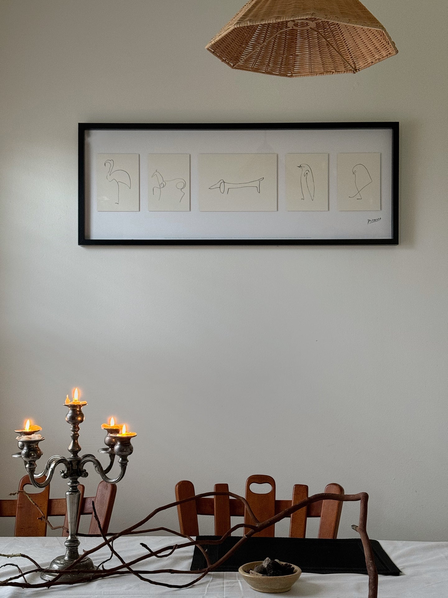 Picasso Framed Print Made in Denmark