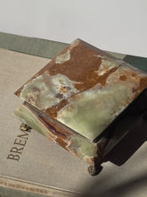 Load image into Gallery viewer, Antique Onyx Jewelry Box