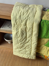 Load image into Gallery viewer, Vintage 1970's Jungle Animal Quilted Baby Blanket