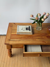 Load image into Gallery viewer, Vintage Pine Coffee Table