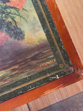 Load image into Gallery viewer, Antique Red Poppy Folding Table