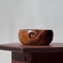 Load image into Gallery viewer, Handcrafted Wooden "Darn Good Yarn" Bowl