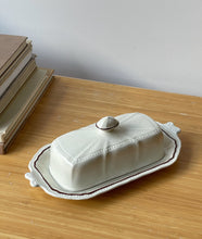 Load image into Gallery viewer, Kensington Staffordshire Large Butter Dish Ironstone