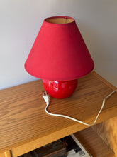 Load image into Gallery viewer, Red Vintage Orb Lamp