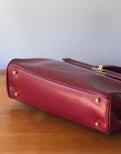 Load image into Gallery viewer, Burgundy Red Leather Handbag