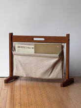 Load image into Gallery viewer, Vintage MCM Danish Teak "BRDR" Furbo Magazine Holder