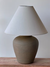 Load image into Gallery viewer, Studio Pottery Lamp Signed 1975