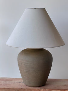 Studio Pottery Lamp Signed 1975