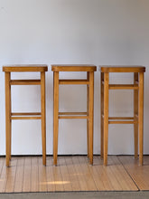 Load image into Gallery viewer, Vintage Set of 3 Scandinavian Barstools