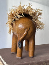 Load image into Gallery viewer, Vintage Folk Art Ceramic Lion Sculpture Handcrafted