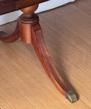 Load image into Gallery viewer, Antique Duncan Phyfe 8 Person Drop Leaf Dining Table
