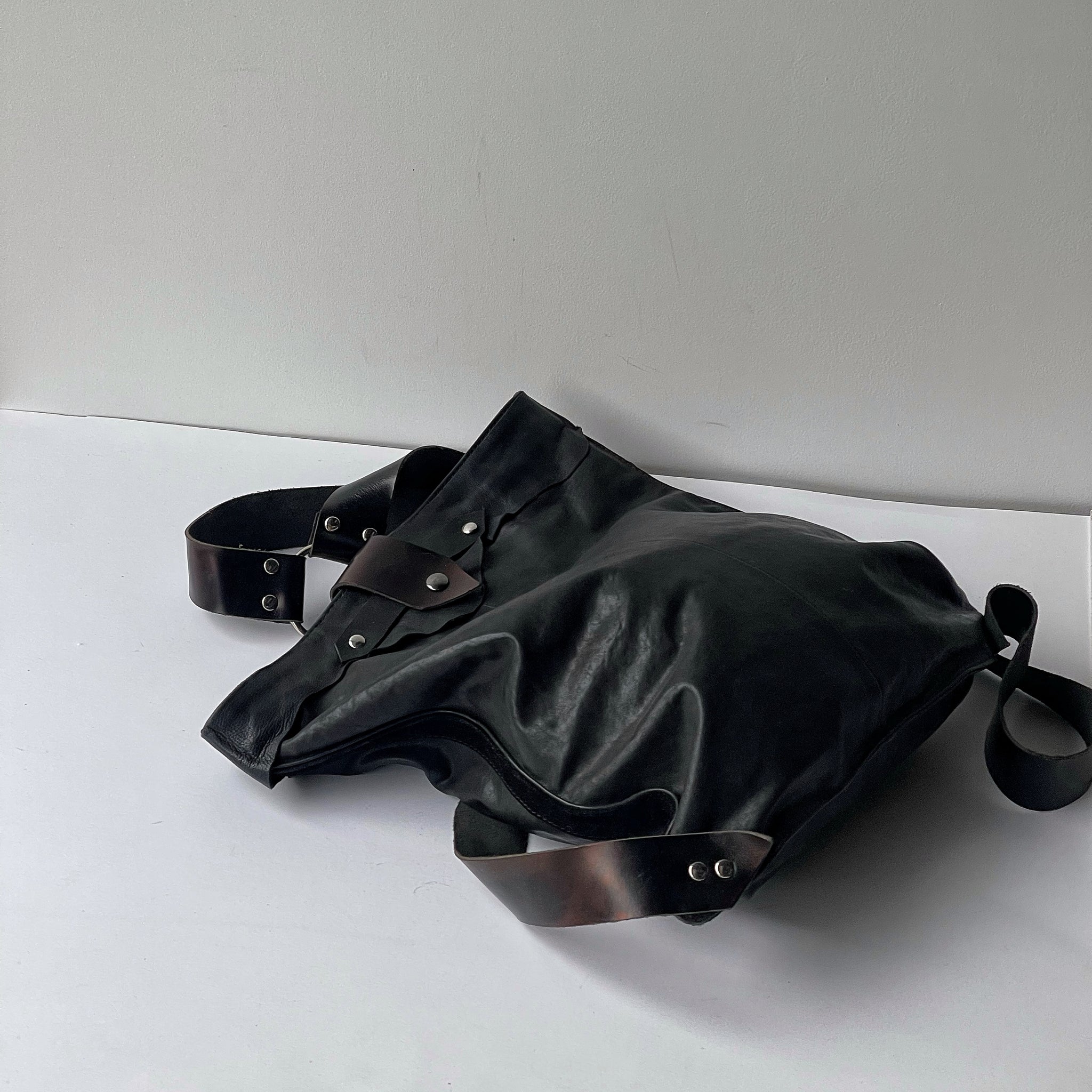 bohemian leather backpacks Black Leather Backpack – The Bohemian Find
