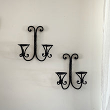 Load image into Gallery viewer, Vintage Pair of Spanish Double Pillar Wall Sconce
