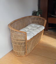 Load image into Gallery viewer, Vintage 1970's Wicker Sofa