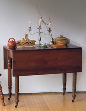 Load image into Gallery viewer, Antique Drop Leaf Table