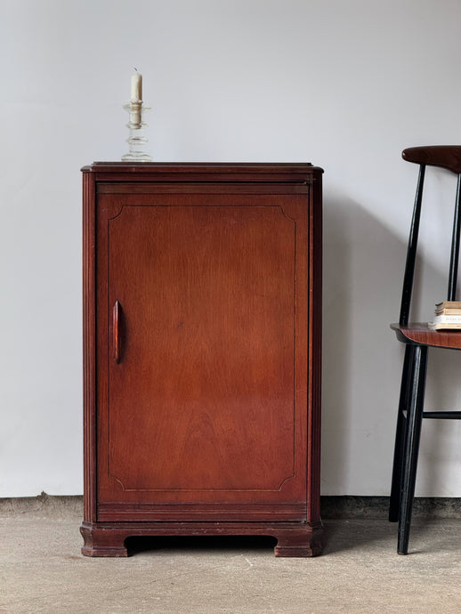 Vintage 1940's Mahogany Record Cabinet by Continental