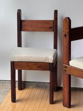 Load image into Gallery viewer, Vintage Brutalist Dining Chair Set