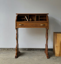 Load image into Gallery viewer, Antique Handcrafted Small Wooden Desk