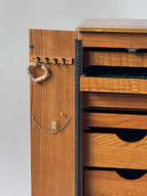 Load image into Gallery viewer, Vintage Oak 80's Jewelry Stand