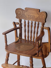 Load image into Gallery viewer, Antique Victorian Wooden High Chair