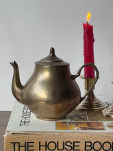 Load image into Gallery viewer, Antique Brass Teapot