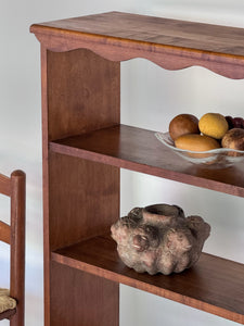 Vintage Scalloped Bookshelf