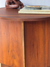 Load image into Gallery viewer, 1960’s Lane Walnut Drum Table/cabinet Rhythm Collection