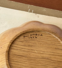 Load image into Gallery viewer, 1980’s Hand-turned Scalloped Wooden Bowl
