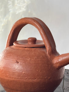 Vintage Handmade Decorative Clay Teapot