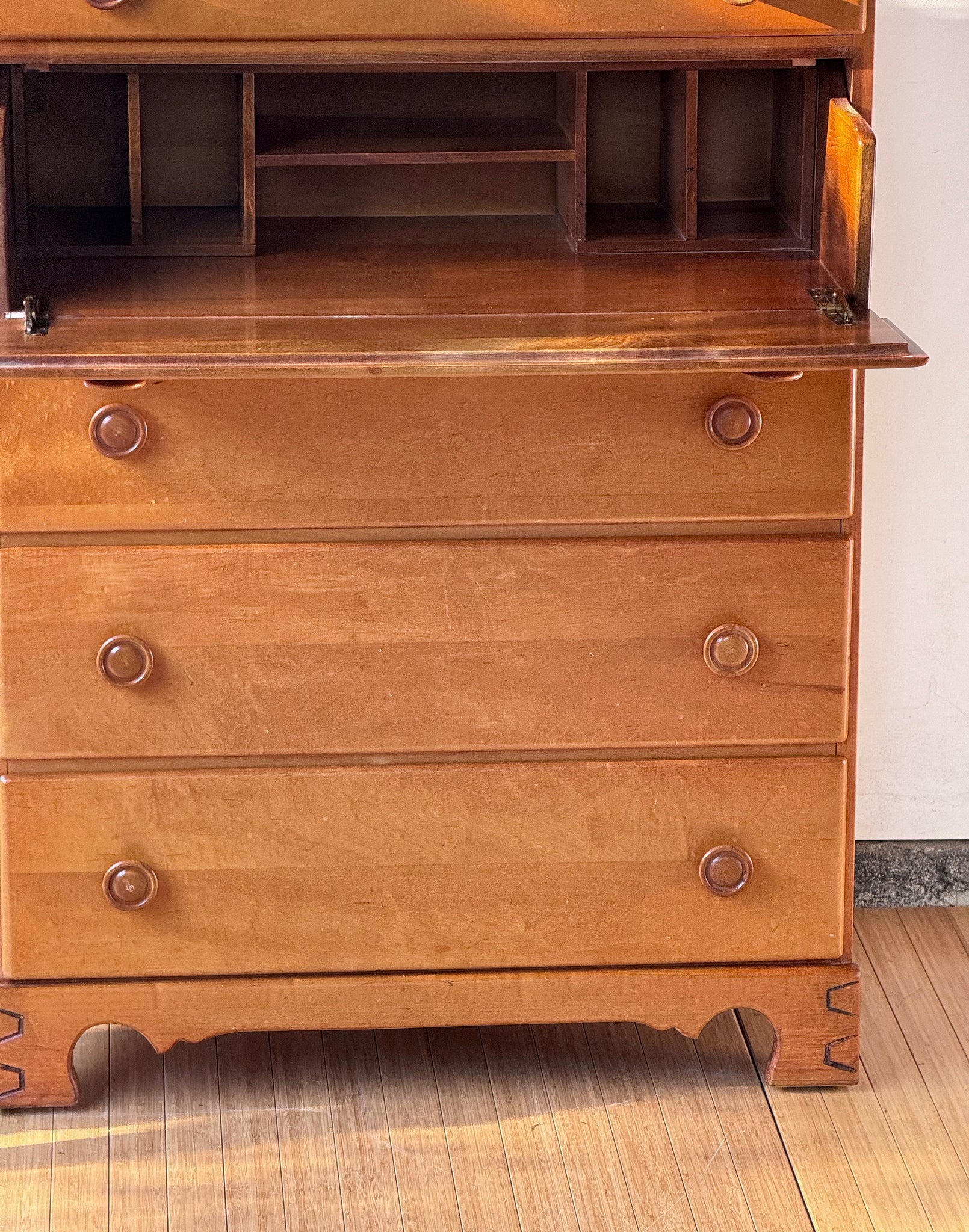 1950's Hide-a-Desk Cedar Dresser – The Bohemian Find 1950's Hide-a-Desk Cedar Dresser – The Bohemian Find