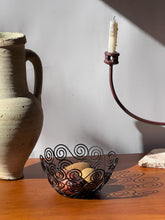 Load image into Gallery viewer, Vintage Spiral Metal Table Bowl