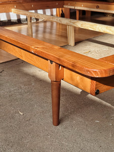 Modern MCM Style Queen Bed