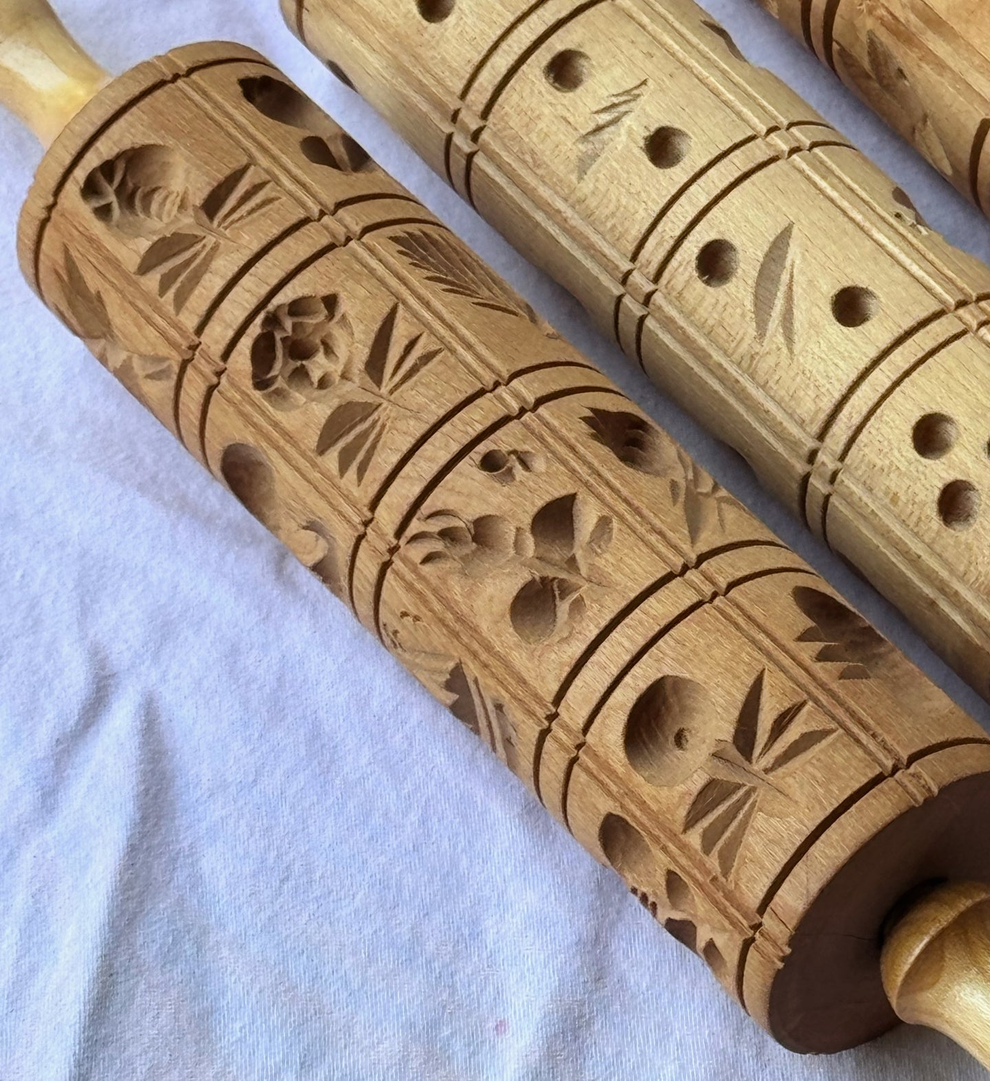 1970's Springlere German Rolling Pins.