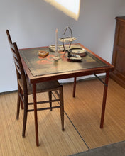Load image into Gallery viewer, Antique Red Poppy Folding Table
