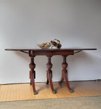 Load image into Gallery viewer, Antique Duncan Phyfe 8 Person Drop Leaf Dining Table