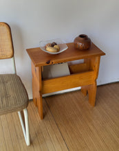 Load image into Gallery viewer, Vintage Hand Crafted Wooden Storage Bench