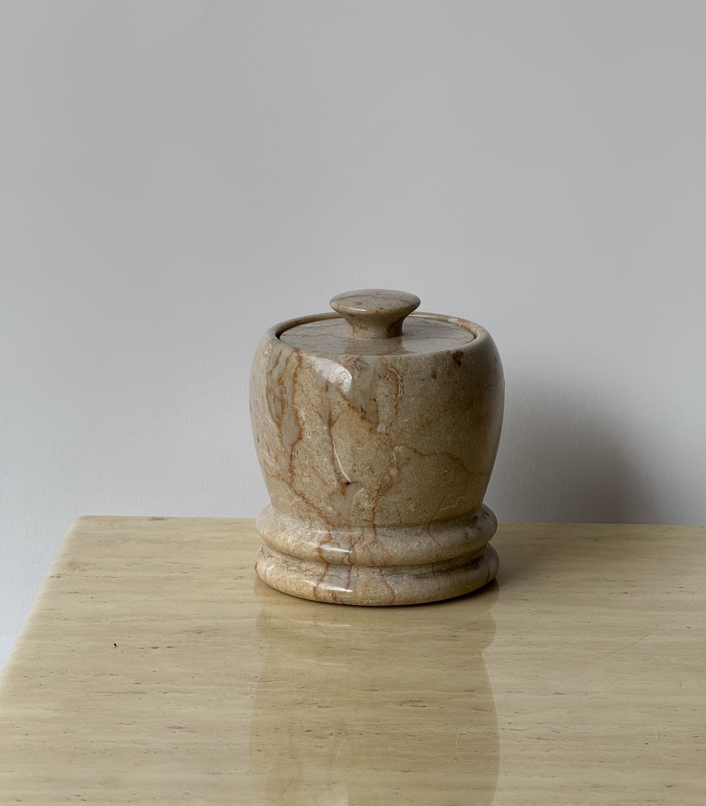 Marble Lidded Jar