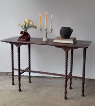 Load image into Gallery viewer, Antique 1930&#39;s Spindle Console Table