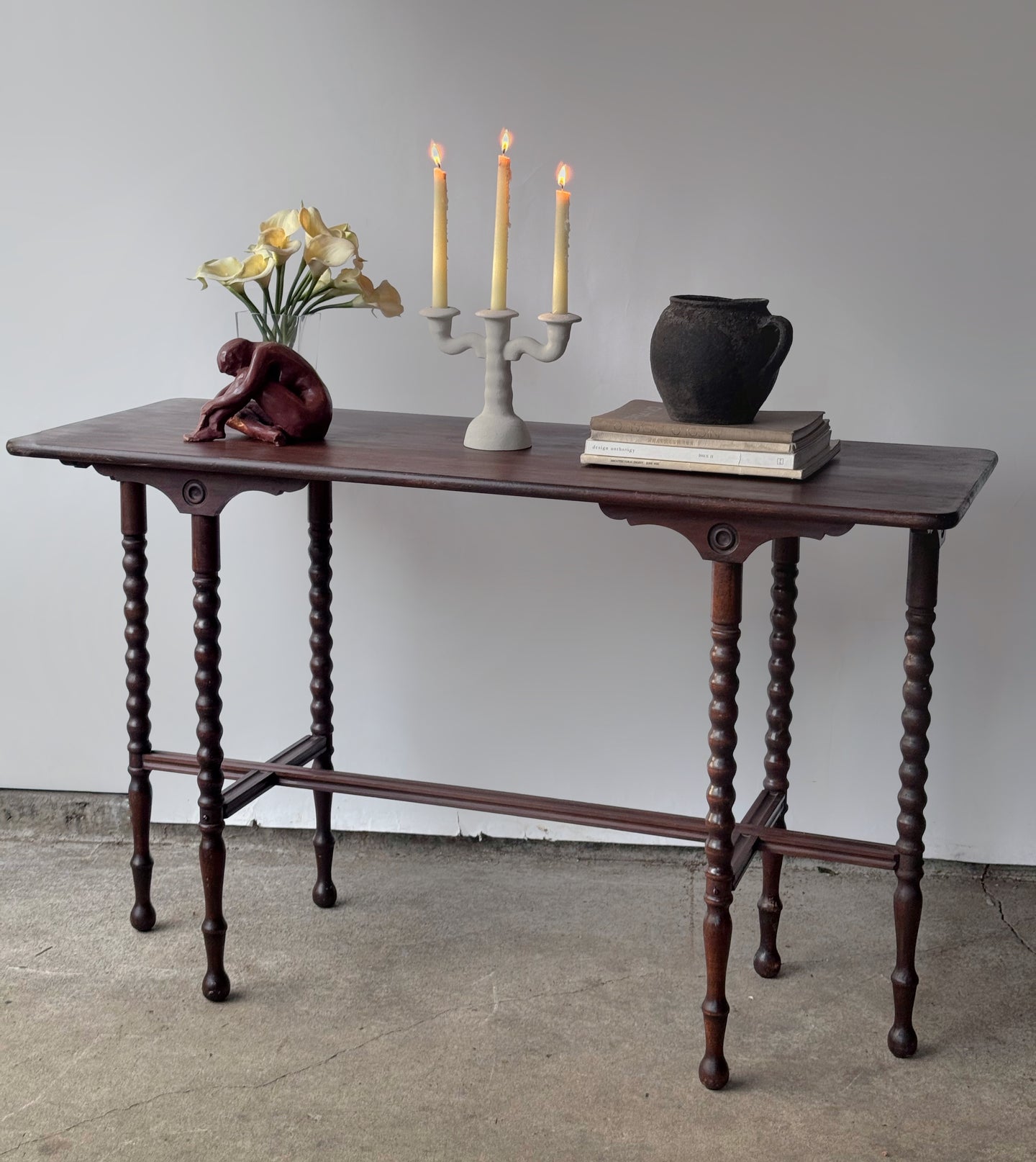 Antique 1930's Spindle Console Table