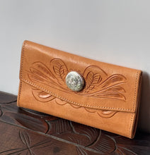 Load image into Gallery viewer, Vintage Tooled Leather Wallet