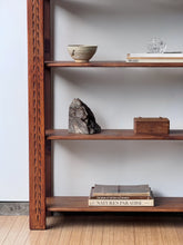 Load image into Gallery viewer, Vintage Handcrafted Wooden Etagere Engraved