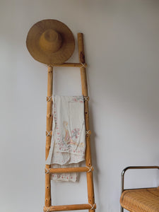 Primitive Wooden Blanket Holder