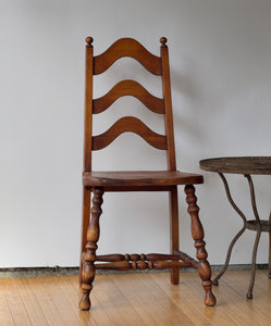 Vintage Primitive Wooden Chair