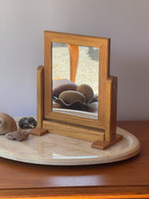 Load image into Gallery viewer, 1980's Wooden Swivel Mirror