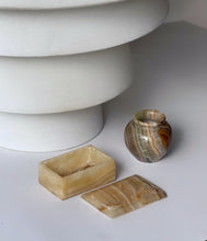 Load image into Gallery viewer, Vintage Onyx Box &amp; Small Vase