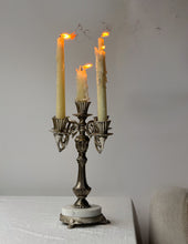 Load image into Gallery viewer, Antique Marble Candelabra