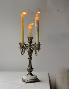 Antique Marble Candelabra