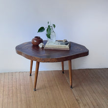 Load image into Gallery viewer, Vintage MCM Live Edge Coffee Table