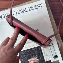 Load image into Gallery viewer, Vintage 1990's Brown Leather Coach Envelope Swing Wallet (Style #4843)