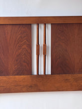 Load image into Gallery viewer, Walnut MCM Full Sized Bed Frame